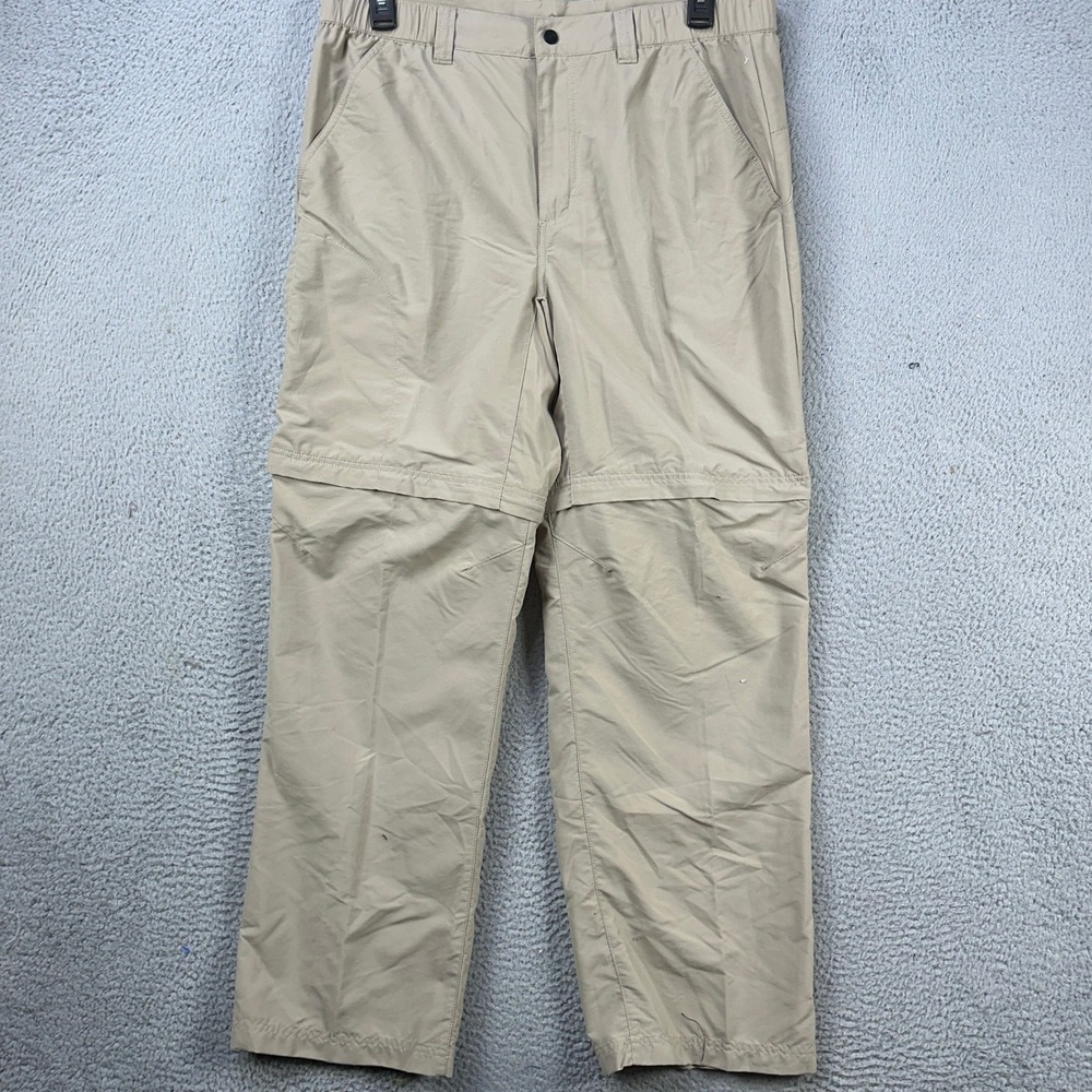 Koppen No Fly Zone Nylon Blend Pants Hiking Mens Large Beige Convertible NEW